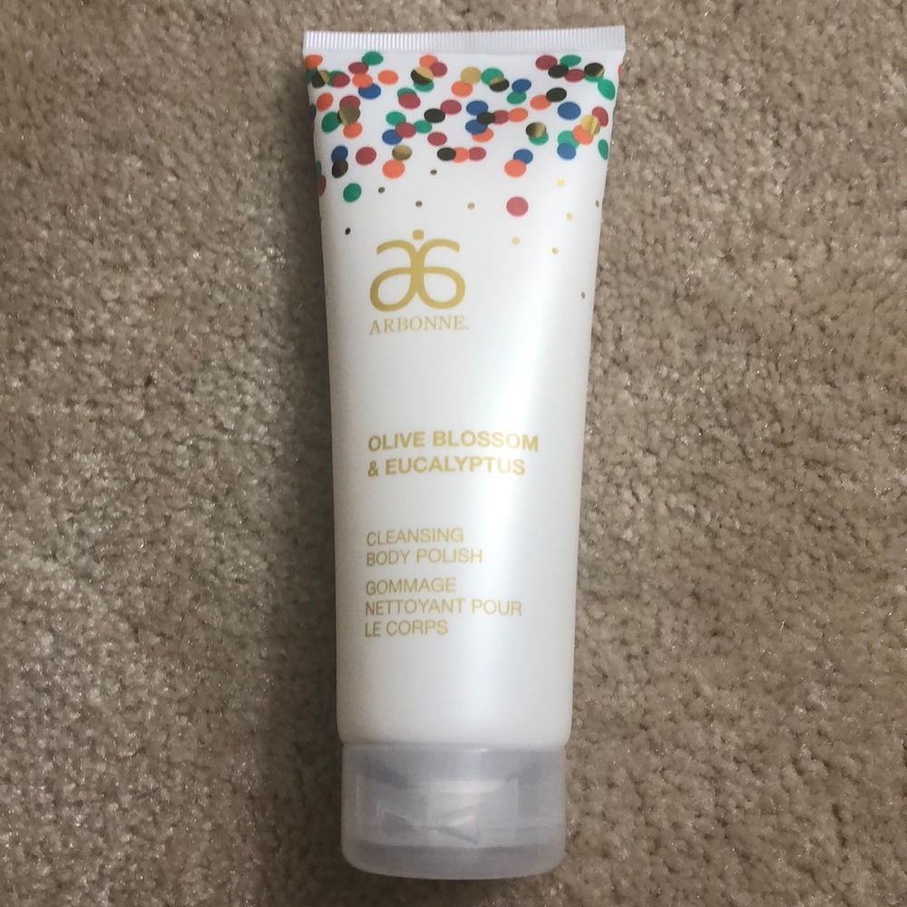 NEW Arbonne Olive Blossom & Eucalyptus Body Polish
